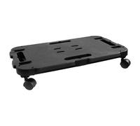 Transport trolley Black PP 48x29x12.5cm 200kg 360° castors stackable dolly unit