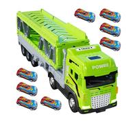 Transport Truck - Compact Game Conveyor, Die Cast Vehicle Set, Double Layer Storage, Lifting Gate Mechanism for Portable Toy | Transport