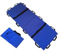 Transport Unit With 12 Heavy Duty Handle Design,Folding Stretcher Emergency Stretcher Positioning Bed Pad First Aid Stretcher For Household Emergency Work Transfer Sling