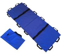 Transport Unit With 12 Heavy Duty Handle Design,Folding Stretcher Emergency Stretcher Positioning Bed Pad First Aid Stretcher For Household Emergency Work Transfer Sling