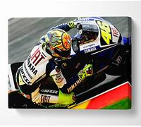 Transport Valentino Rossi Canvas Print Wall Art - Canvas Art Medium 20 x 32 Inches