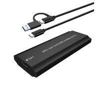 Transportable Aluminum Mixture METER.2 Pen Double Agreement NVMe Port USB 3.1 Gen1 Connection Tool Less Plan with Combined Charging Data Transmission Line Hard Wearing Metal Storage Case