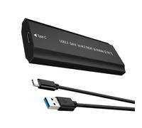 Transportable Aluminum Mixture METER.2 Pen Double Agreement NVMe Port USB 3.1 Gen1 Connection Tool Less Plan with Combined Charging Data Transmission Line Hard Wearing Metal Storage Case