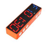 Transportable Attractive Fitness Clock with 8 Professional Training Modes for HIIT Tabata Workouts Large LED Screen Long Battery Life ABS Clock