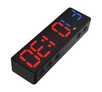 Transportable Attractive Fitness Clock with 8 Professional Training Modes for HIIT Tabata Workouts Large LED Screen Long Battery Life Battery Clock