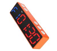 Transportable Attractive Fitness Clock with 8 Professional Training Modes for HIIT Tabata Workouts Large LED Screen Long Battery Life Battery Clock