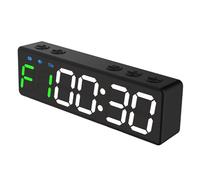 Transportable Attractive Fitness Clock with 8 Professional Training Modes for HIIT Tabata Workouts Large LED Screen Long Battery Life ABS Clock