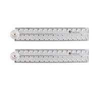 Transportable Clear Pliable Measuring Tool with Incised Indicators Architects Learners Permanent Engineering Drawing King