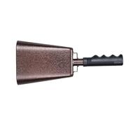 Transportable Decimeter Handbell Handheld Device Permanent Iron Construction Comfortable Grip Loud Sound Consequences for Crowd Excitement Iron Sports Toll