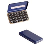 Transportable Medicin Storage Box Sustainable ABS+PP Building Multiple Divider Compartments Accessible Lid for Elderly Damp Security Transportable Bolus Owner