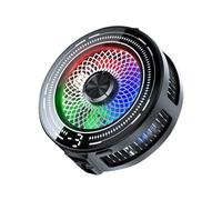 Transportable Phone Refrigerator Attractive Attach 3 Speed Semiconductor Refrigerating Lighting Live Temperature Observe For Robot Tablets INTELLIGENCE Intelligent Refrigerating Fan For Phones