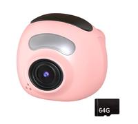 Transportable Rose Digital Camera With 720P Video Registering Constructed In Sieves Simple Task For Learners Youth Incidents Transportable Camera For Teens