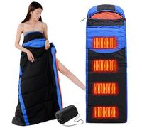 Transportable Warmed Slumbering Bag with Flexible Neck Cord Triplicate Heat Configuration Inside Flexible Use Flame Edition Electric Slumbering Bag