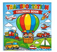 TRANSPORTATION COLORING BOOK