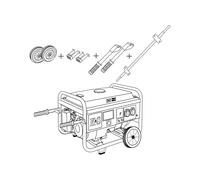 Transportation kit KS 3 KIT for Könner&Söhnen petrol generators
