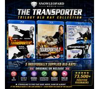TRANSPORTER 1-3 TRILOGY Blu Ray FILM MOVIE COLLECTION Original UK Release New R2