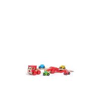 Transporter Lorry Toy Bigjigs Toys Red One Size