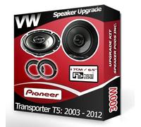 Transporter T5 Speaker upgrade Front Door Pioneer car speakers 6.5" 17cm 300W