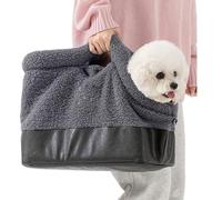Transportín para Mascotas Pequeñas | Bolsillo Impermeable y Suave | Bolso de Transporte Con Arnés de Seguridad, para Razas Pequeñas y Medianas Cachorro Gatito Conejito Paseos Exteriores