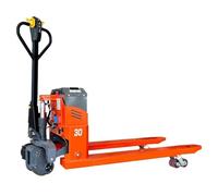 Transporting Pallets Electric Pallet Jack Truck Full Electric Powered Lithium Battery Truck Motorized Lift Trucks for Indoor Storage and Handling 6600lbs Capacity Suitable for assembly(55cm)