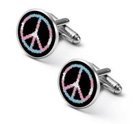 Transsexual Flag Logo Cufflinks for Men Alloy Tuxedo Shirt Cuff Links Business Wedding Jewelry Gift