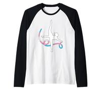 Transsexual Gymnast Acrobat Gymnastics Trans LGBTQI Pride Raglan Baseball Tee