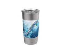 Transverse Flute Water Stainless Steel Insulated Tumbler