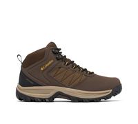 Columbia Men's Transverse Hike Waterproof, Waterproof Mid Rise Trekking and Hiking Boots, Cordovan/Golden Yellow, 11