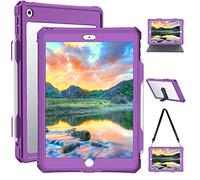 Transy for Waterproof iPad 10.2 Case, Waterproof iPad 9th /8th/7th Generation Case Built-in Screen Protector, Full Body Shockproof Protection Case with Strap for iPad 10.2 inches 2021/2020/2019