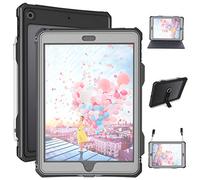 Transy Waterproof iPad 10.2 Case, 7th/8th/9th Gen, Built-in Screen Protector, Full Body Protection, Wireless Charging, Outdoor Activities, Unisex, Kid