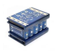 TransylvanyArt Secret Box - Medium - Secret Lock Box - Hidden Compartment - Sequential Discovery Box (Blue)