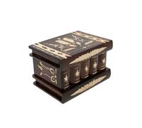 TransylvanyArt Secret Box - Medium - Secret Lock Box - Hidden Compartment - Sequential Discovery Box (Brown)