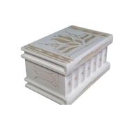 TransylvanyArt SRL Wood Vintage Style Artisan Puzzle Box with Secret Compartment, Handmade Brain Teaser