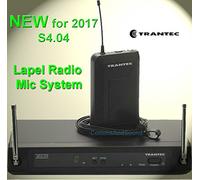 Trantec S4.04L UHF Lapel Wireless Radio Microphone System