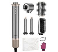 TRANXPHIT 5 in 1 Hot Air Magic Styler: Multi Hair Styler Set, High Speed Dryer, Hot Air Brush, Volumizer, 500 Million Negative Ionic Wrap Curler, Curling, Volumizing, Straightening for All Hair Types