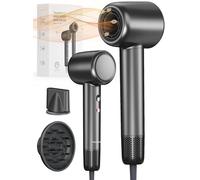 TRANXPHIT High Speed Hair Dryer: 160, 000 RPM High Velocity Brushless Motor Blow Dryer, 500 Million Negative Ionic Hairdryer, 56 dB Low Noise Home Travel Hairdryers for Women and Men with Diffuser