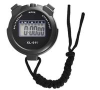 Tranzy Digital Handheld Sports Stopwatch, Multi-Function Stopwatch Timer with Large Display Date & Time, Stopwatch with12/24 Hours Clock, Stopwatch for Swimming, Running, Sports Training (Black)