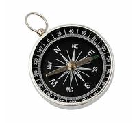 Tranzy Pocket Metal Compass, Survival Sports Navigation Compass, Ring Keychain Portable Pocket Compass, Mini Portable Pocket Compass for Motoring, Hiking Camping, School Students,