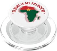 Traore is my president Burkina Faso- Ibrahim Traoré PopSockets PopGrip for MagSafe