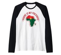 Traore is my president Burkina Faso- Ibrahim Traoré Raglan Baseball Tee