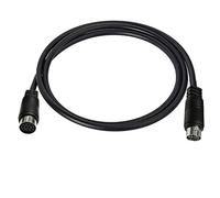 Traovien Mini-DIN 10-Pin Male to Female Audio Cable for TV Receiver Monitor Projector Audio and Video Receiver etc (Mini 10Pin Male to Female 1.6Ft)