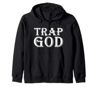 Trap God Street Trapping Hood Culture Urban Master Of Trap Zip Hoodie