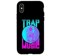 Trap Music DJ Techno Festival EDM Rave Yin Yang Skull Case for iPhone X/XS