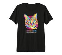 Trap Neuter Return (TNR) The Humane Solution cat Art Love Premium T-Shirt