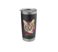 Trap Neuter Return (TNR) The Humane Solution cat Art Love Stainless Steel Insulated Tumbler