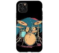 Trap Set Illustration Drum Musician Case for iPhone 11 Pro Max