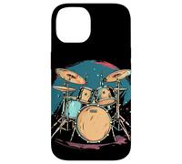 Trap Set Illustration Drum Musician Case for iPhone 14