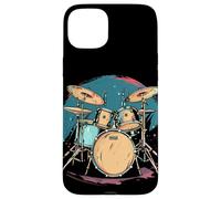 Trap Set Illustration Drum Musician Case for iPhone 15 Plus
