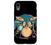 Trap Set Illustration Drum Musician Case for iPhone XR