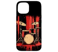 Trap Set Retro Style Drummer Electronic Drums Case for iPhone 15
